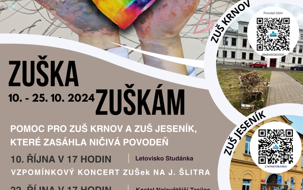 ZUŠKA ZUŠKÁM 10. - 25. 10. 2024